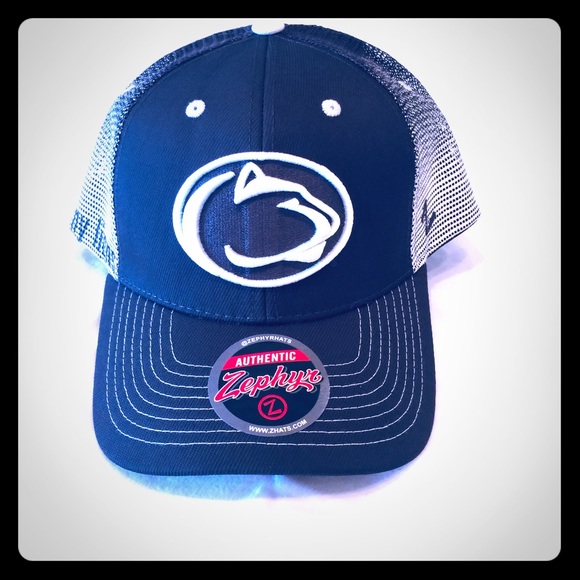Penn St trucker hat by Zephyr. - Picture 1 of 3